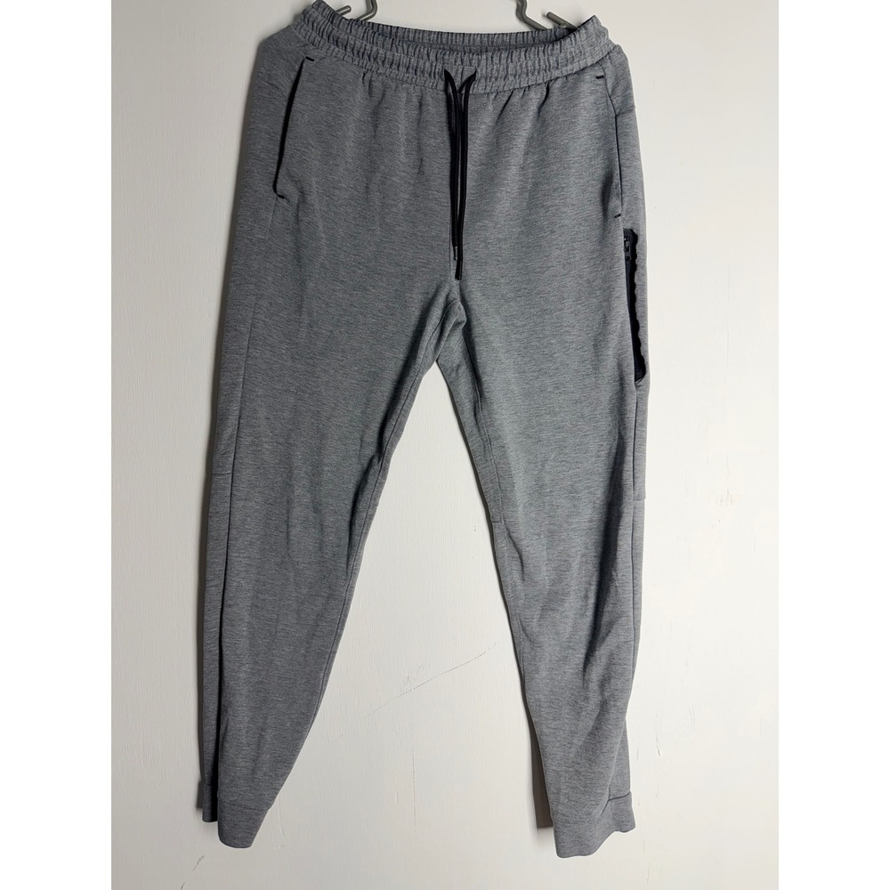 Old Navy Active Dynamic Fleece Joggers Mens Small Grey Tapered Tech Sweatpants